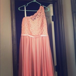 Semi formal one shoulder dress